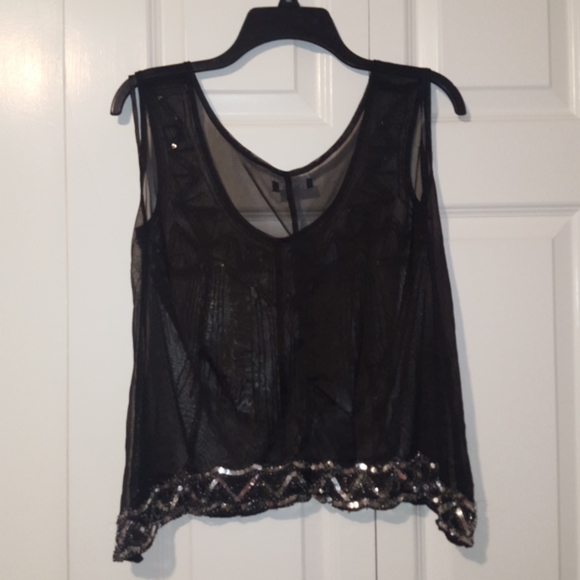 Sequin Tank Top 1920s Style - Picture 3 of 4
